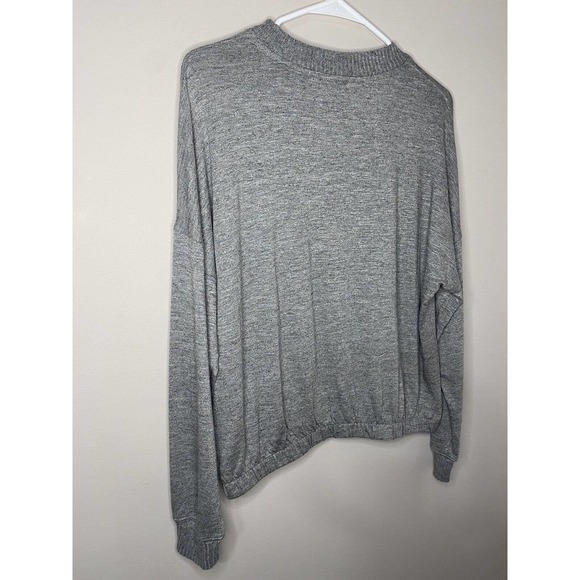 Magaschoni Gray Long Sleeve Crew Neck Pullover - Picture 7 of 7